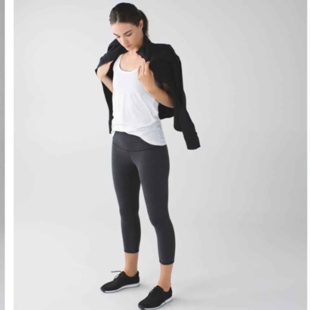Lululemon Wunder Under Crop *Cotton (Roll Down)